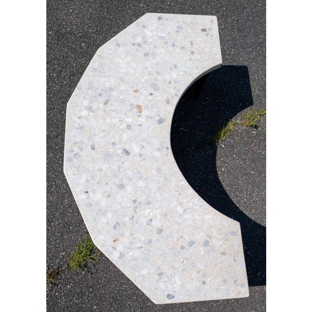 Mid-Century Modern Walnut Veneer and Terrazzo Marble Coffee Table For Sale - Image 12 of 18
