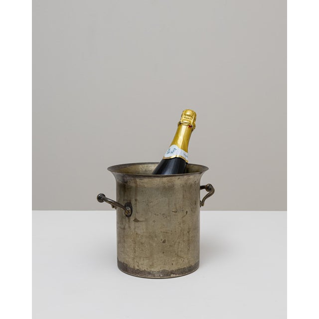 Mid 20th Century 20th Century French Silver Plated Champagne Bucket For Sale - Image 5 of 18