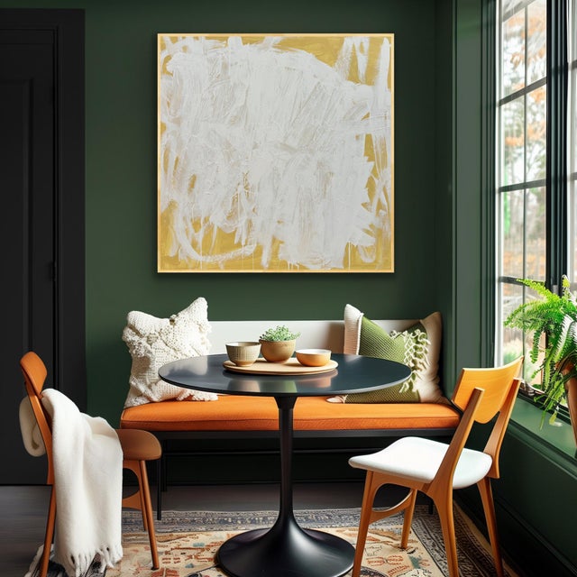 Sarah Trundle Sarah Trundle, Contemporary Abstract Painting, "Yellow, No. 2" For Sale - Image 4 of 8