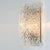 Glass Textured Wave Glass Wall Light attributed to Kaiser Leuchten, 1970s For Sale - Image 7 of 16