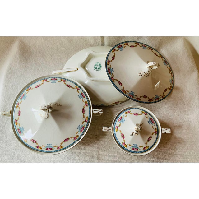 1920s Covered Tureens Bone China - Set of 3 For Sale - Image 11 of 17