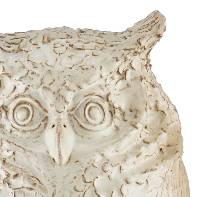Currey & Company Currey & Company Minerva Large Owl For Sale - Image 4 of 6