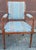 Late 20th Century Pair of French Directoire Style Carved Walnut and Upholstered Armchairs For Sale - Image 10 of 10