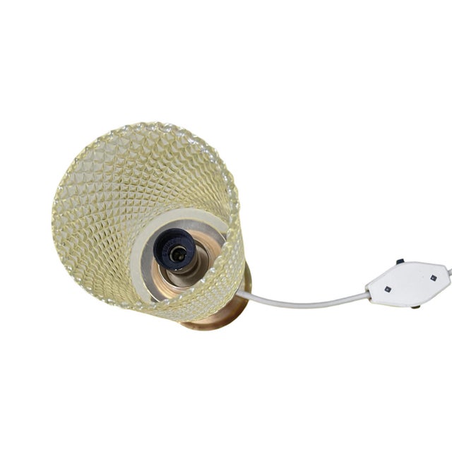 Rustic European Brass Night Lamp, Kolarz, Germany, 1970s. For Sale - Image 3 of 12