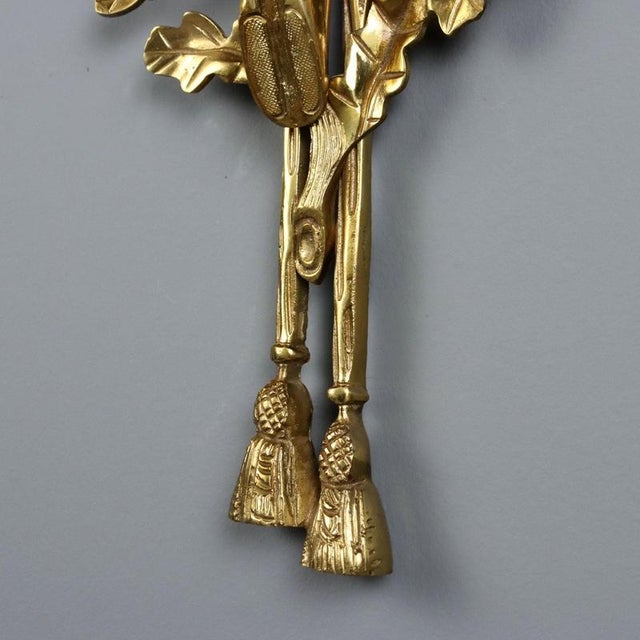 Goldenrod Wall Light in Gilded Bronze For Sale - Image 8 of 9