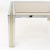 Renato Zevi Mid Century Italian Chrome Brass and Glass Square Coffee Table For Sale In Chicago - Image 6 of 7