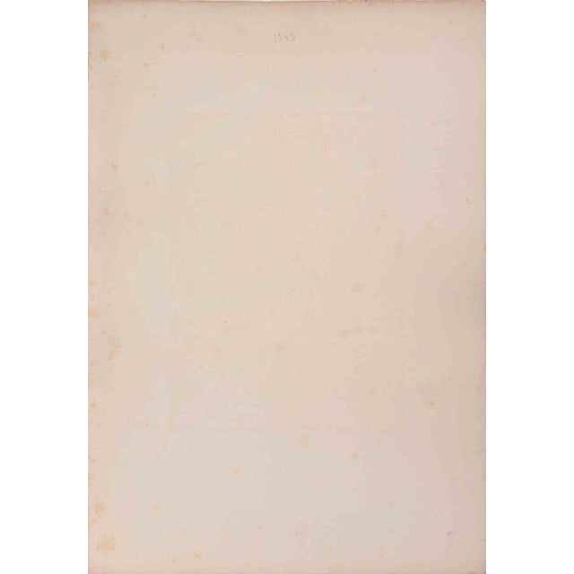 Lithograph on paper, realized by Auguste Raffet in 1833. A masterfully detailed lithograph by the renowned French artist...