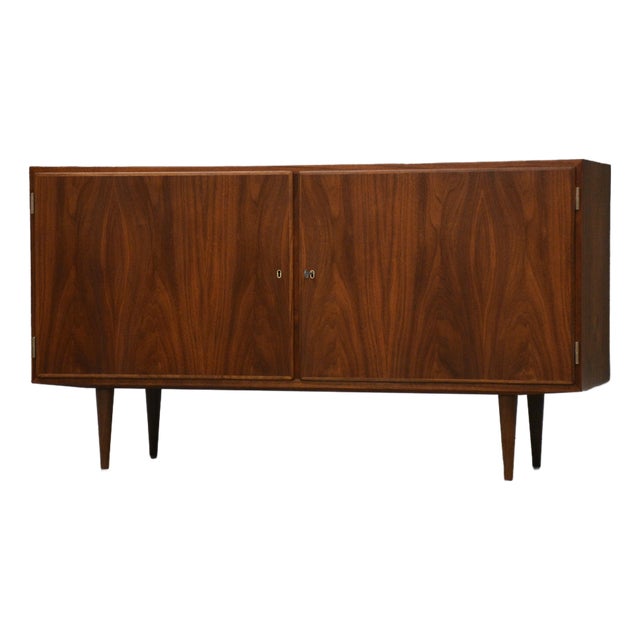 1960s Danish Modern Walnut Credenza by Poul Hundevad For Sale