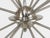Metal Vintage Satin Chrome 16 Light Sputnik Chandelier For Sale - Image 7 of 7