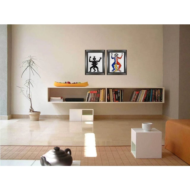 2 Original Alexander Calder Limited Edition Lithograph in color (2pc. set). On Woven paper. Sur le presses de Mourlot...