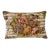 Vintage Floral and Striped Tapestry Accent Pillow For Sale