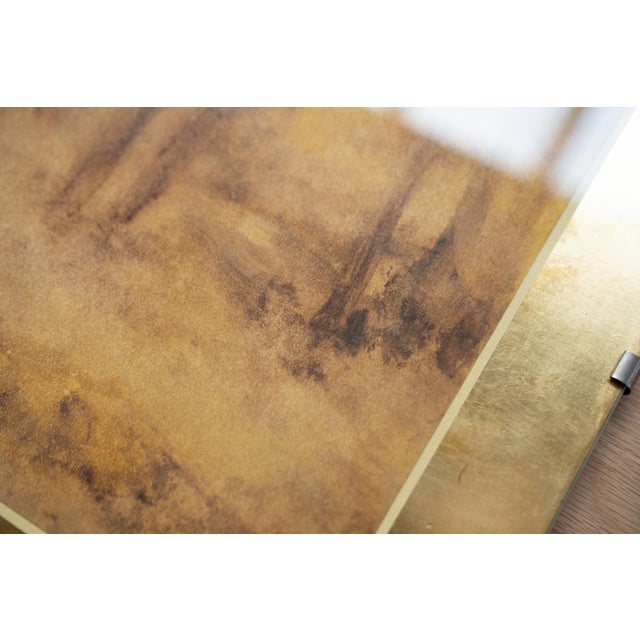 Still Lifes, 1970-1980, Watercolor and Gold Leaf, Set of 2 For Sale - Image 6 of 17