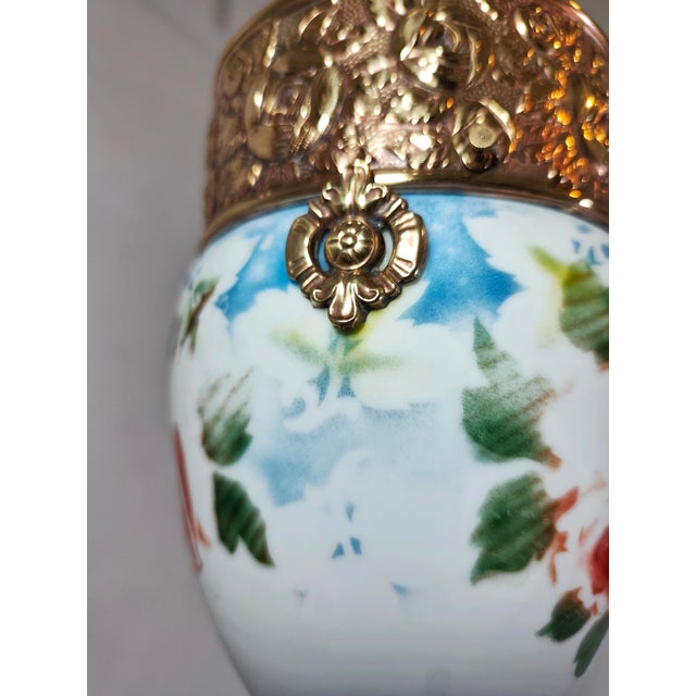 Art Nouveau Pendant Lamp, Spain, 1930s For Sale - Image 9 of 17