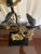 Vintage Frederick Cooper Verdigris Brass Birds on a Brass Branch Lamp For Sale - Image 12 of 12