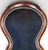Antique Victorian Walnut Rococo Revival Navy Velvet Parlor Chair For Sale In Portland, ME - Image 6 of 12