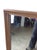 Mid Century Modern Long Rectangular Wall Mirror With Two Glass Panels and Wood Accent For Sale - Image 15 of 18