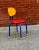 Red 1980s Ikea Memphis Style Puzzle Chairs by Knut & Marianne Hagberg– Set of 2 For Sale - Image 8 of 12