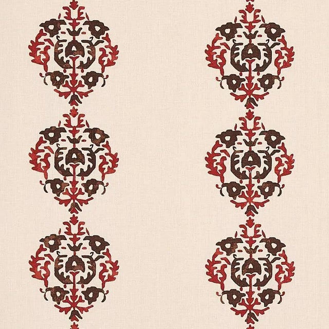 Sample - Schumacher Constantine Fabric in Jasper For Sale