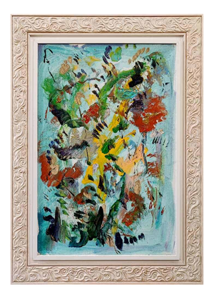 Ernesto Treccani, Untitled, Oil on Canvas, Framed