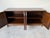 1970s Vintage Renzo Rutili-Style Asian Inspired Walnut Sideboard With Hand-Painted Floral Doors For Sale - Image 5 of 12
