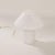 Mushroom Lamp in White Glass by Hala, 1990s For Sale - Image 3 of 7