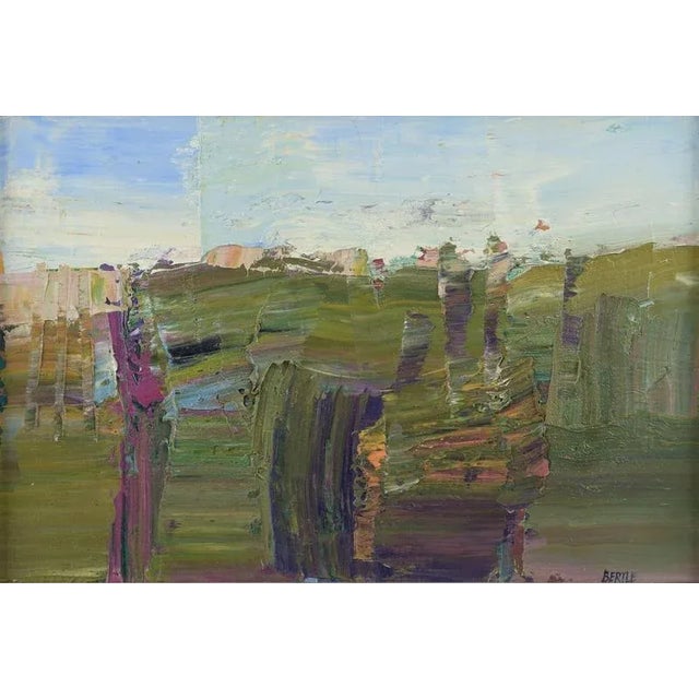 Lars Bertle, Abstract Landscape of Fårö, 1960s, Oil on Canvas For Sale - Image 10 of 10