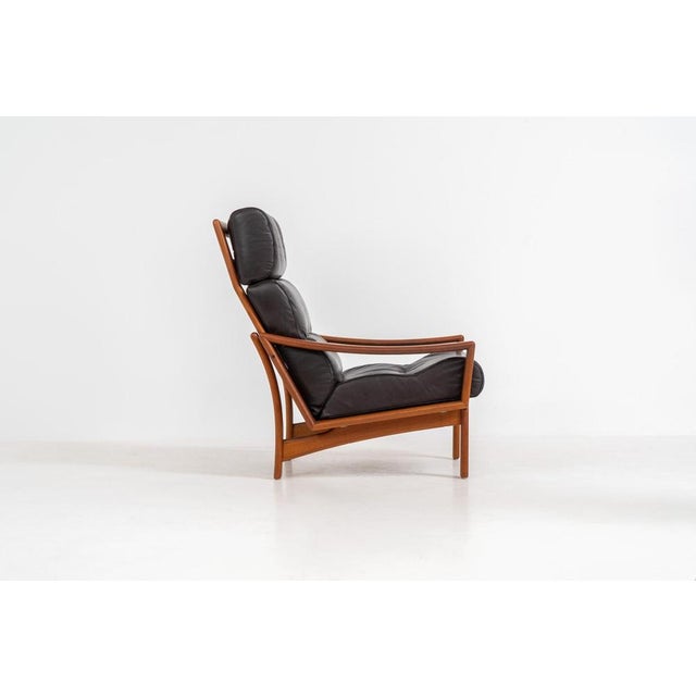 1960s Leather Easy Chair from Glostrup For Sale - Image 5 of 15