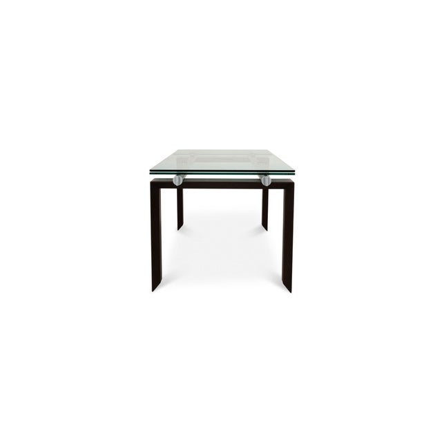 Stilt Glass Dining Table from Desalto For Sale - Image 12 of 14