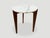 Contemporary Andrianna Shamaris Italian Marble Side Table For Sale - Image 3 of 5