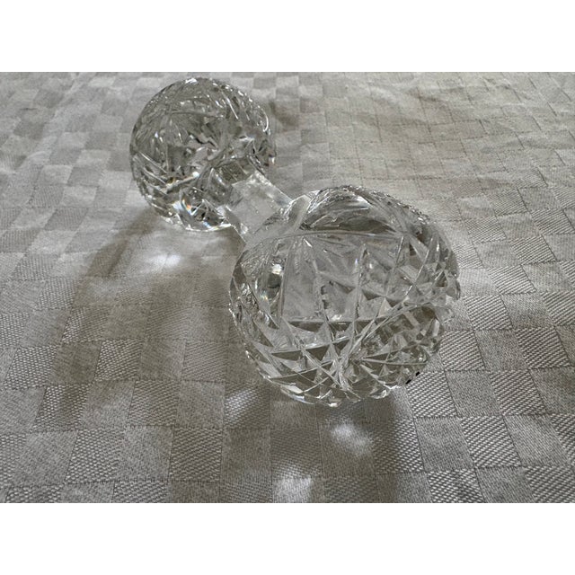 English Late 19th Century Cut Crystal Master Knife Rest For Sale - Image 3 of 7