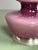Mid-Century Belgian Purple Opaline Glass Table Lamp with Floral Shade from Glasfabriek De Rupel, Belgium, 1960s For Sale - Image 6 of 16
