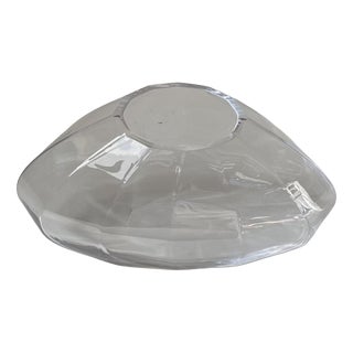 Danish Facet Crystal Glass Vase from Georg Jensen, 2000s For Sale