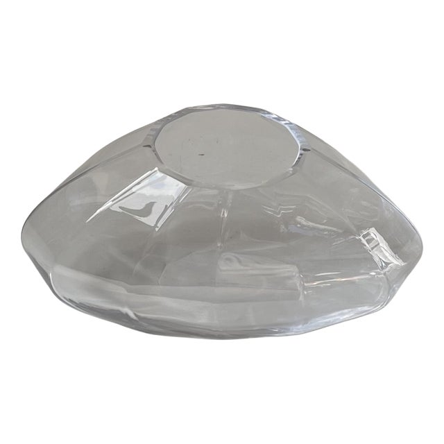 Danish Facet Crystal Glass Vase from Georg Jensen, 2000s For Sale