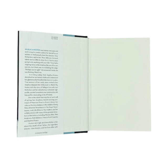 Contemporary Signed Watch Me: A Memoir by Anjelica Huston — First Edition Hardcover, 2015 For Sale - Image 3 of 12