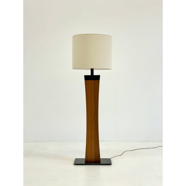 Mid-Century Italian Teak Floor Lamp, 1970s For Sale - Image 4 of 18