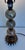 Bone Vintage McKenzie Childs Handmade Mercury Balls With Bone Base Table Lamp For Sale - Image 7 of 11