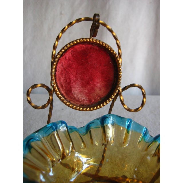 Metal French Lady Pocket Watch and Jewelry Holder 19 Century For Sale - Image 7 of 8