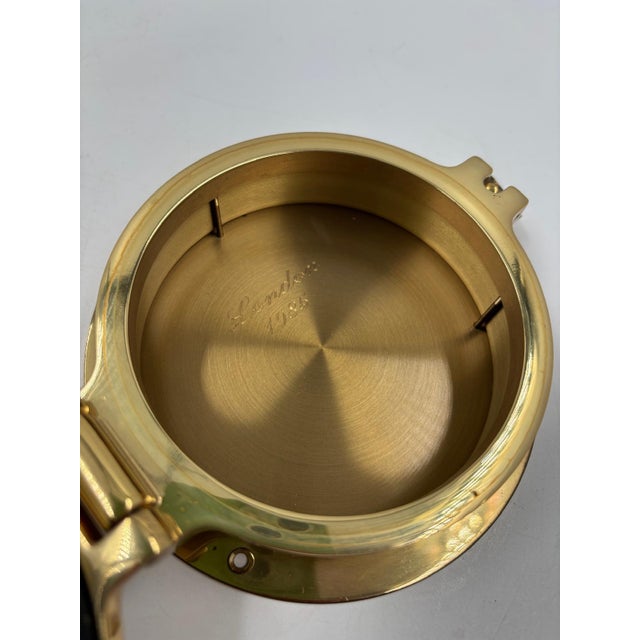 Vintage Brass Ship Barometer, 1950s For Sale - Image 18 of 18