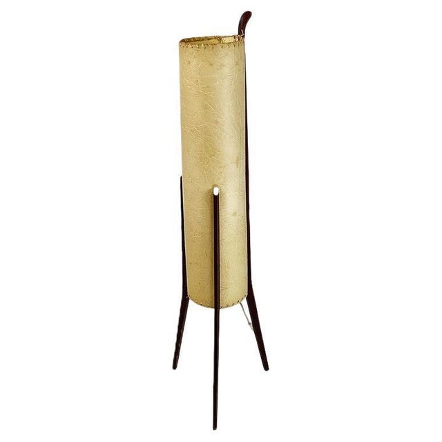 Danish Modern Floor Lamp in Parchment and Teak, 1960 For Sale - Image 17 of 17