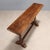 Wood Console in Poplar-Stained Walnut For Sale - Image 7 of 9