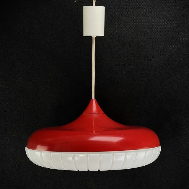 Mid-Century Modern Siform Ceiling Lamp from Siemens, 1960s For Sale - Image 3 of 10