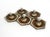 Beige Hexagonal Fat Lava Ceramic Wall Lamps from Hustadt Leuchten, Germany, 1960s, Set of 5 For Sale - Image 8 of 18
