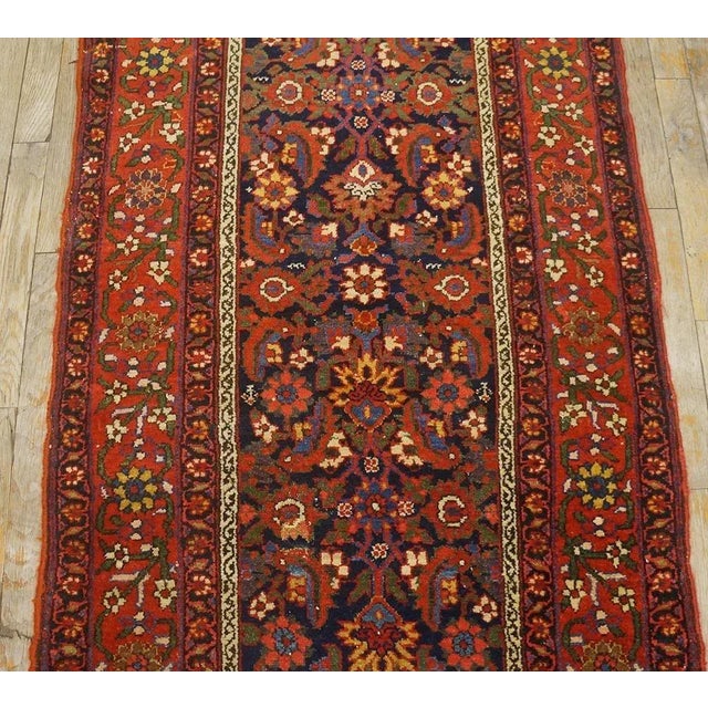 Wine Incredible Red-Wine Background Color With Nice Medallion Design Antique Persian Rug For Sale - Image 8 of 9