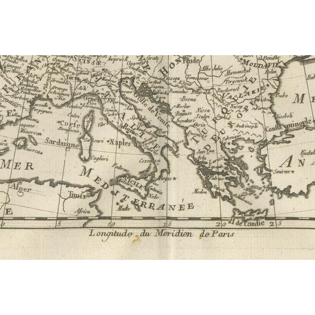 Europe Map by Rigobert Bonne, 1780 For Sale - Image 5 of 11