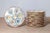 Eight French 19th century hand painted faïence oyster plates from Quimper from the HB manufacture presenting a floral...