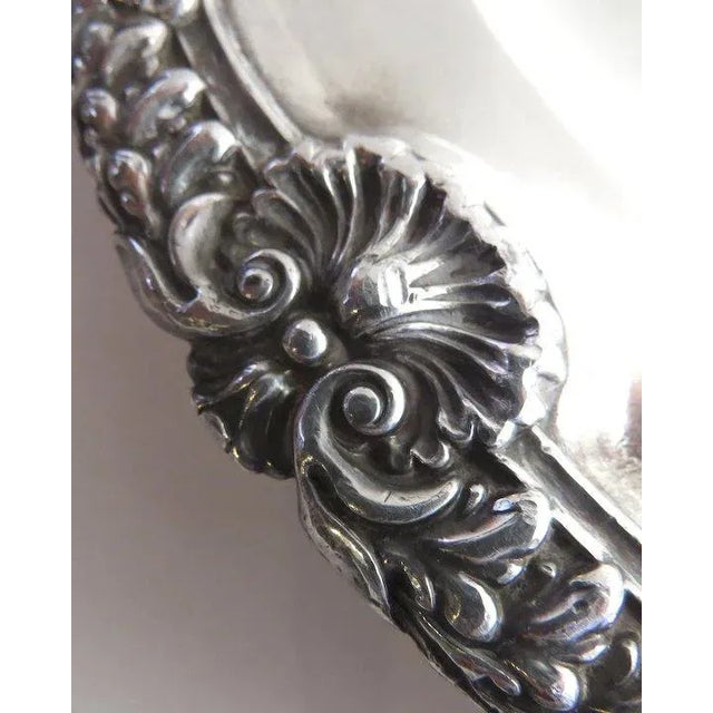 Traditional Armorial Family Crest Old Sheffield Fused Plate Platter Creswick Mark For Sale - Image 3 of 10