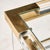 Brass and Acrylic Glass Console Table from Fabian, 1970s For Sale - Image 6 of 18