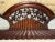 19th Century Antique Early 1800's Chinese Qing Dynasty Hand Painted Hand Fan Carved Wood Base For Sale - Image 5 of 18