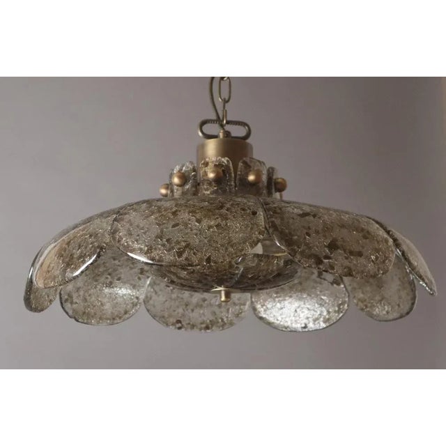 Flower-Shaped Hanging Lamp attributed to J. T. Kalmar For Sale - Image 13 of 13