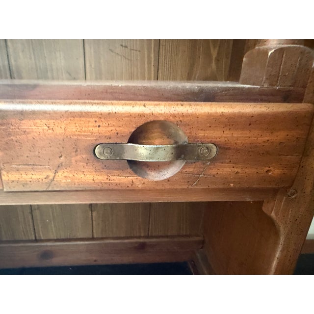 1970s Vintage Young Hinkle "Ship Ahoy" Corner Desk and Hutch Set For Sale - Image 5 of 12